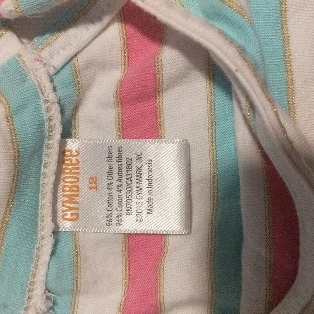 Striped Ruffled Tank - Picture 2 of 2